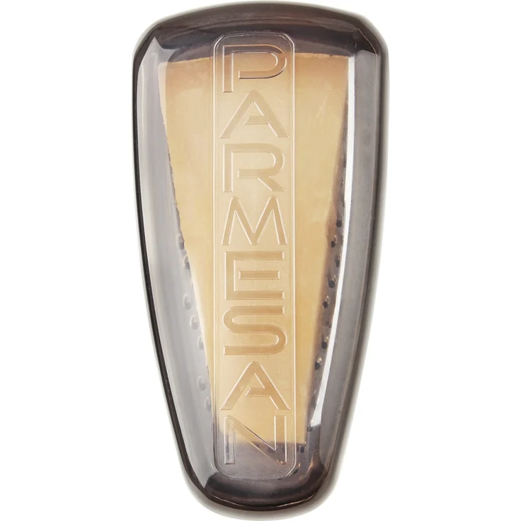 FACKELMANN Parmesanreibe- und Frischebox, Parmesanhobel, Käsereibe mit Servier-Behälter (Farbe: Transparent-Grau), Menge: 1 Stück – Bild 3