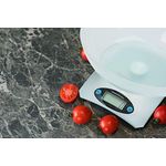 BOWL400 Küchenwaage, Präzision, 1g, LCD-Display, Glasplatte, herausnehmbare Schüssel, Tara-Funktion, automatische Abschaltung