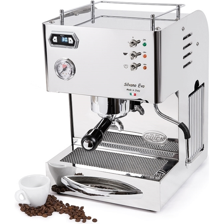 Quickmill 04005 Silvano Espressomaschine, Siebträger, Zweikreiser mit PID