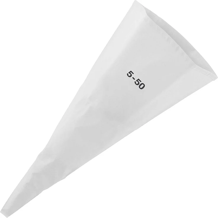 FMprofessional Baumwolle-PU-beschichtet, ca. 500 mm, weiß Spritzbeutel 50 cm Kochfest, 50cm – Bild 1