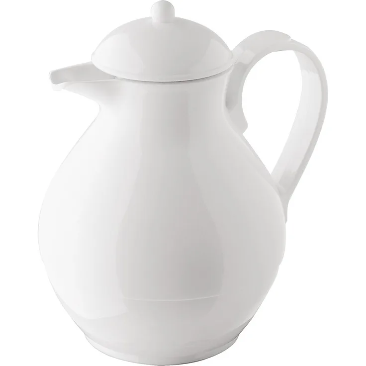 Helios Nostalgie Kunststoff-Isolierkanne, weiß, 1 Liter
