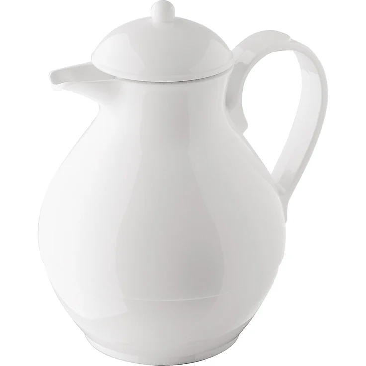 Helios Nostalgie Kunststoff-Isolierkanne, weiß, 1 Liter – Bild 1