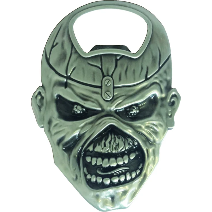 Unbekannt Iron Maiden Flaschenöffner, Stahl, Silber, 8.7 x 5.4 x 1 cm