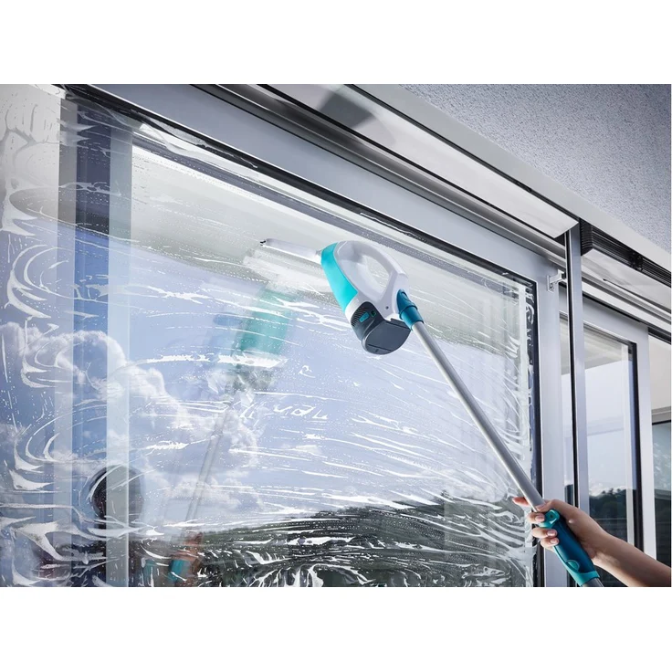 Leifheit Aquanta Click 51025 Fenstersauger, 30 min Akkubetrieb, StandBy-Automatik, 85 m² Reinigungsfläche pro Akkuladung, türkis-weiß – Bild 14