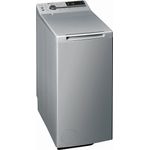 Bauknecht WMT Silver 7 BD N, Toplader-Waschmaschine, E, Fassungsvermögen 7 kg, Standgerät, Breite 40 cm, Startzeitvorwahl, Restlaufzeitanzeige