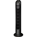 Clatronic Tower-Ventilator T-VL 3546, 75° oszillierend, 3 Geschwindigkeitsstufen, 120 Minuten-Timer, schwarz