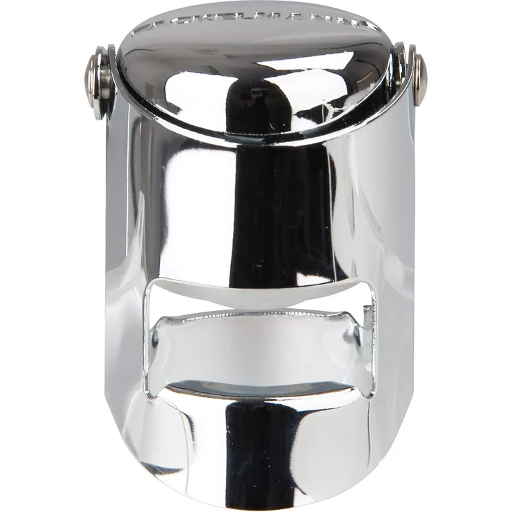 FACKELMANN Sektverschluss, Stahl, Silber, 3,5 x 3,5 x 5,5 cm