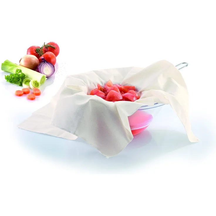 Westmark Seih--Passiertuch, Knödeltuch, Baumwolle, 60 x 60 cm, Weiß, 11932260