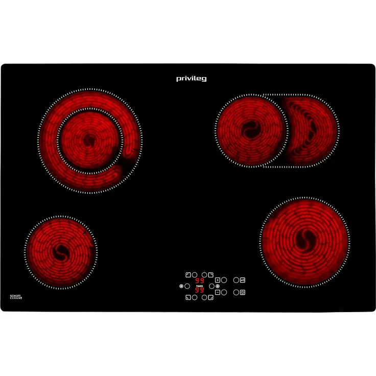 Privileg Pctac 7042 NE, Kochfeld, Einbau, Betriebsart elektrisch, Anzahl Kochstellen 4