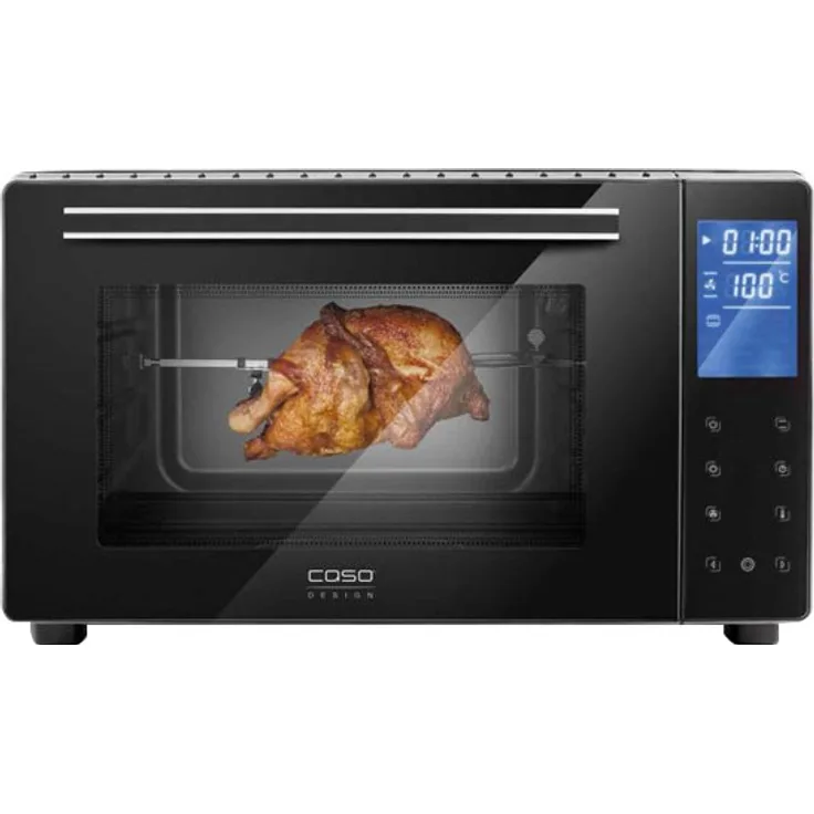 Caso 731.2972.00 Toaster, Schwarz-Grau, Grill 1500 W