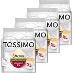 Tassimo Jacobs Caffè Crema Classico XL, Kaffee, Kaffeekapsel, gemahlener Röstkaffee, 4er Pack, 4 x 16 T-Discs