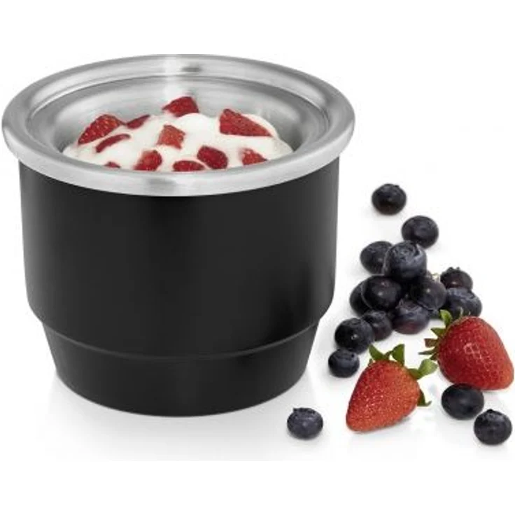 WMF KüchenMinis Eismaschine 3in1 - für Frozen Joghurt, Sorbet und Eiscreme, 12W, Gefrierbehälter 300 ml, 30-Minuten-Timer, silber – Bild 7