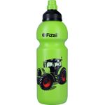 Fizzii Trinkflasche Traktor 600 Milliliter grün schwarz