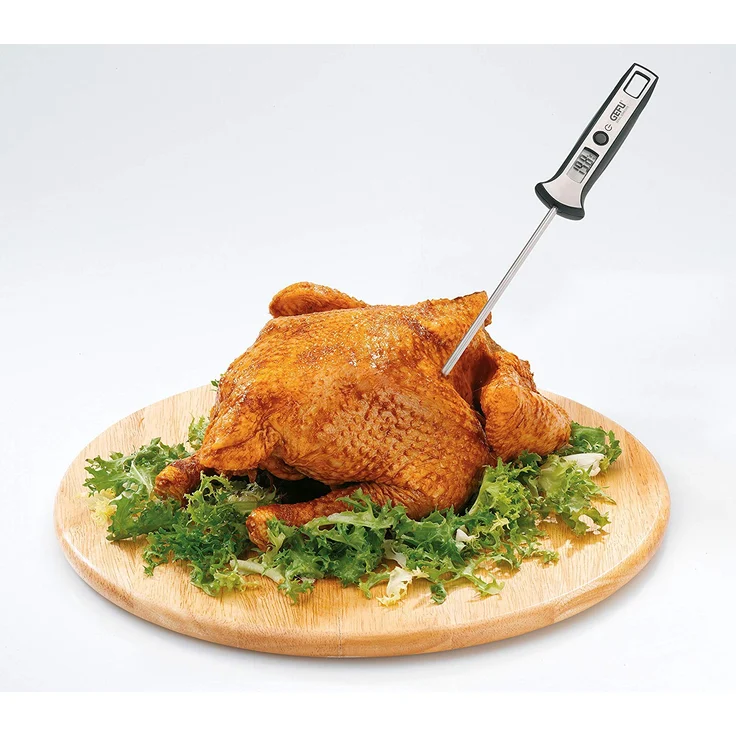 GEFU 21820 Digitales Kochthermometer SCALA - Küchenthermometer mit digitaler LCD Temperaturanzeige - Grillthermometer - Edelstahl Messfühler – Bild 4