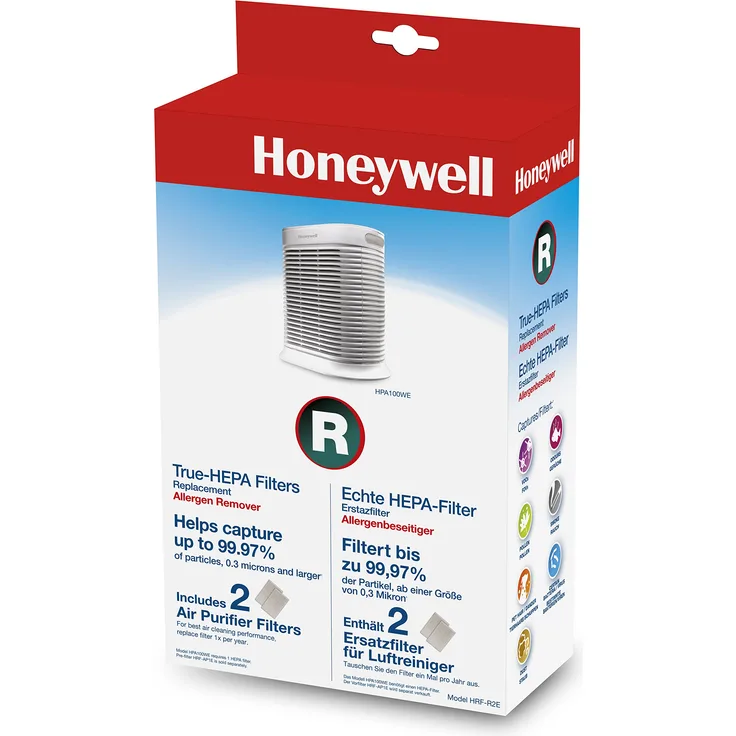 Honeywell Echter HEPA-Ersatzfilter HRF-R2E für die Anwendung Luftreiniger HPA100WE