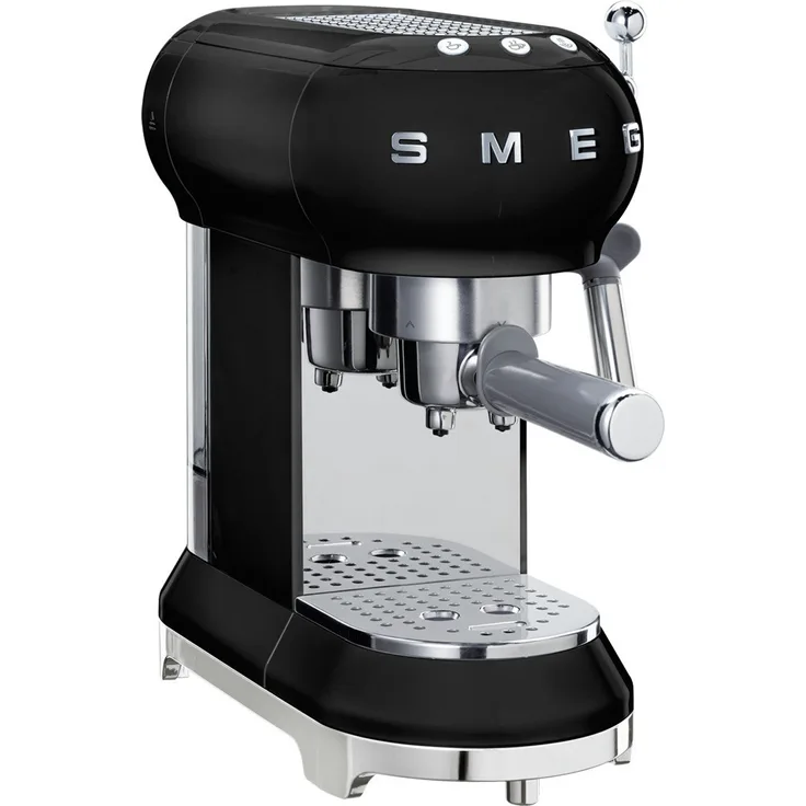 Smeg Espresso-Kaffeemaschine ECF01BLEU, 1350, 1 Liter, Schwarz