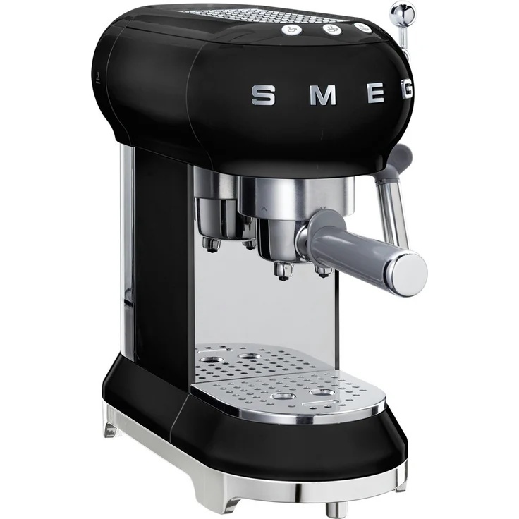 Smeg Espresso-Kaffeemaschine ECF01BLEU, 1350, 1 Liter, Schwarz – Bild 1