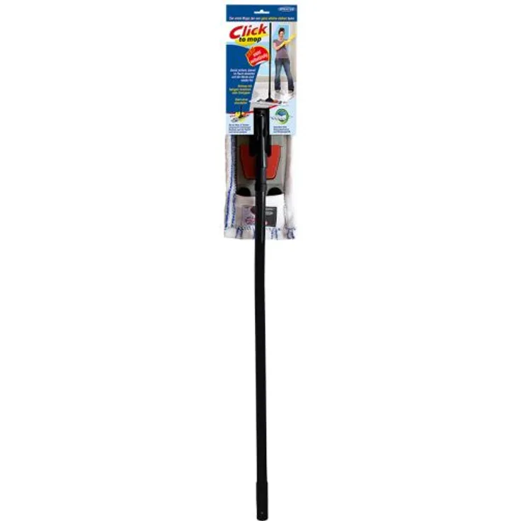 Sprintus Click to Mop Bodenwisch Set - selbststehender Bodenwischer mit Mikrofaserbezug, 301088