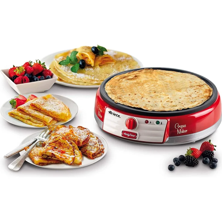 Ariete 202 Crêpes-Maker, antihaftbeschichtet, rot – Bild 3