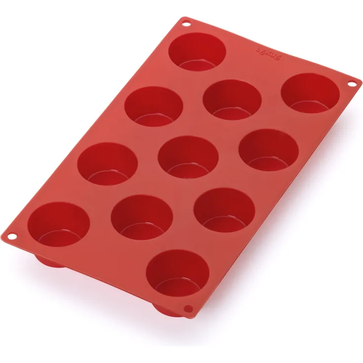 Lékué 0620811R01M022 Form für Mini Muffins, Platinsilikon, 11 Vertiefungen