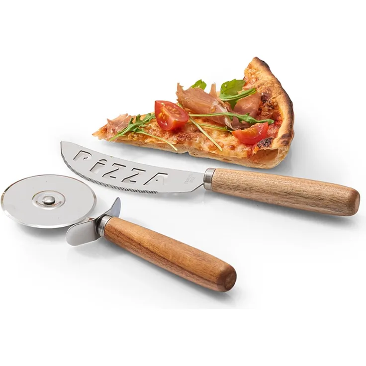 Zeller 25592 Pizza-Schneide-Set, Silber