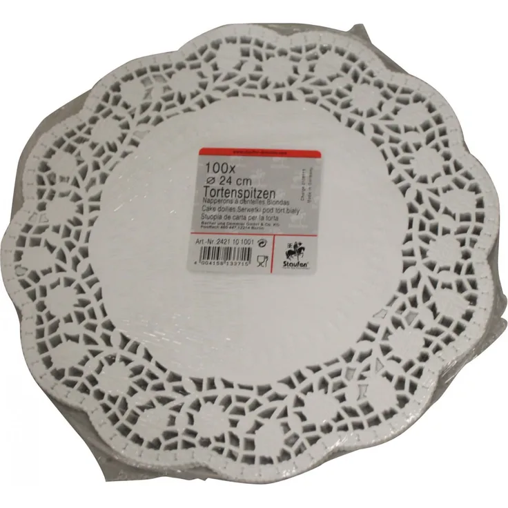 Staufen Tortenspitzen rund 100 Stück 24cm