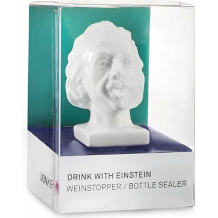 Donkey Portrait-Korken Drink With Einstein