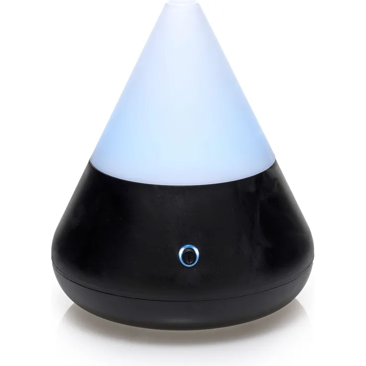pajoma Aroma Diffuser, Ultraschall Luftbefeuchter mit LED Licht, Humidifier Aromatherapie Diffusor (Schwarz)