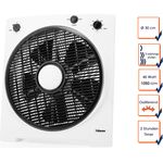 Tristar VE-5858 3 Leistungsstufen und oszillierendem Gitter, Drehrichtung des Luftstroms einstellbar, Timerfunktion für automatische Abschaltung, 30 cm Ø, 40 W, Weiß
