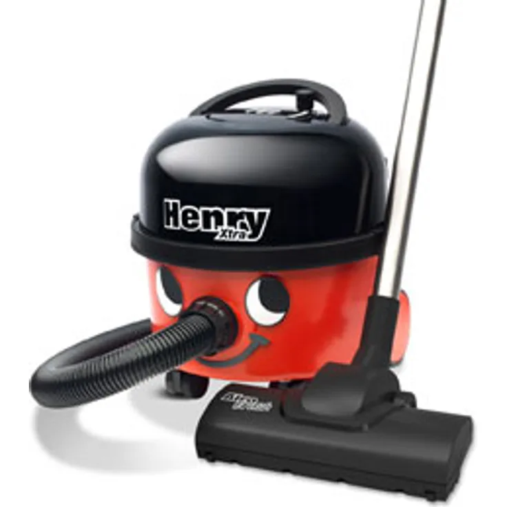 Numatic 908415 Boden-Staubsauger mit Beutel HENRY Xtra HVX160-11, 620 Watt, classic rot