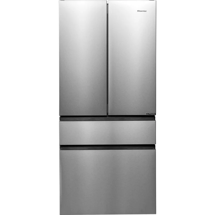 Hisense RF540N4SBI2 French-Door-Kühlschrank, freistehend, silber, NoFrost, Festwasseranschluss, Schnellgefrieren, Breite 79.4 cm – Bild 2