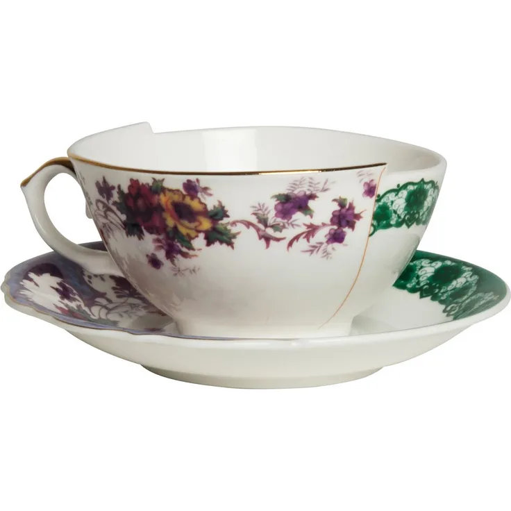 Teetasse mit Untertasse aus Porzellan ''Hybrid-Isidora''