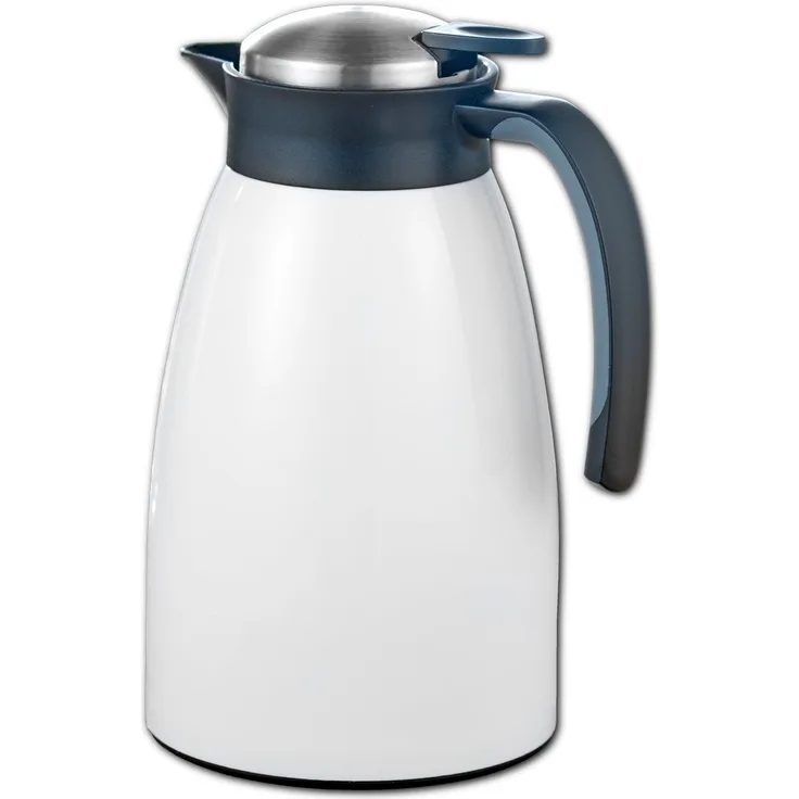 Esmeyer Isolierkanne, Edelstahl, Weiß, 1,5 Liter