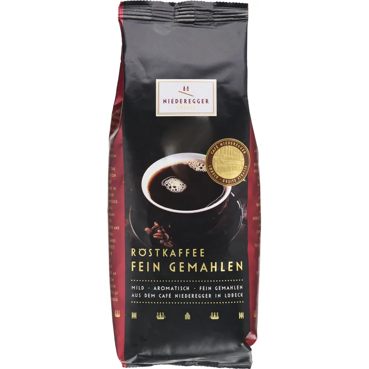 Niederegger Röstkaffee, gemahlener Kaffee, 250g