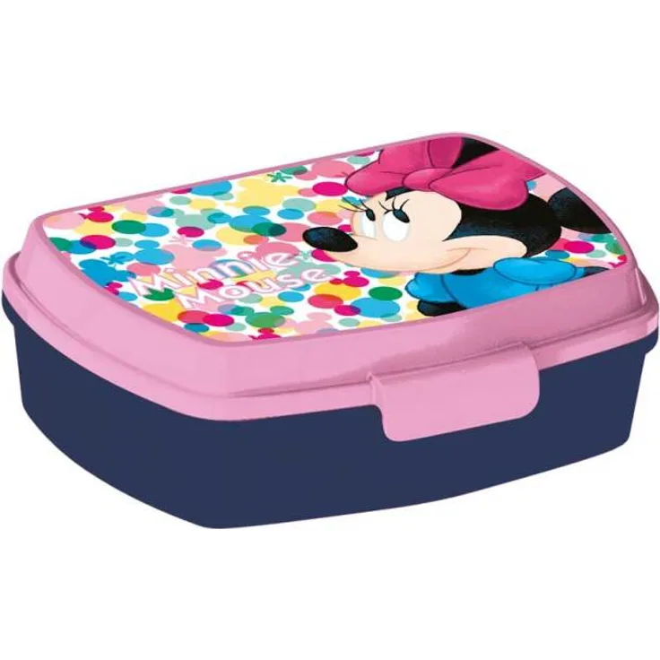 Disney Brotdose Minnie Mouse junior 980 ml blau-rosa