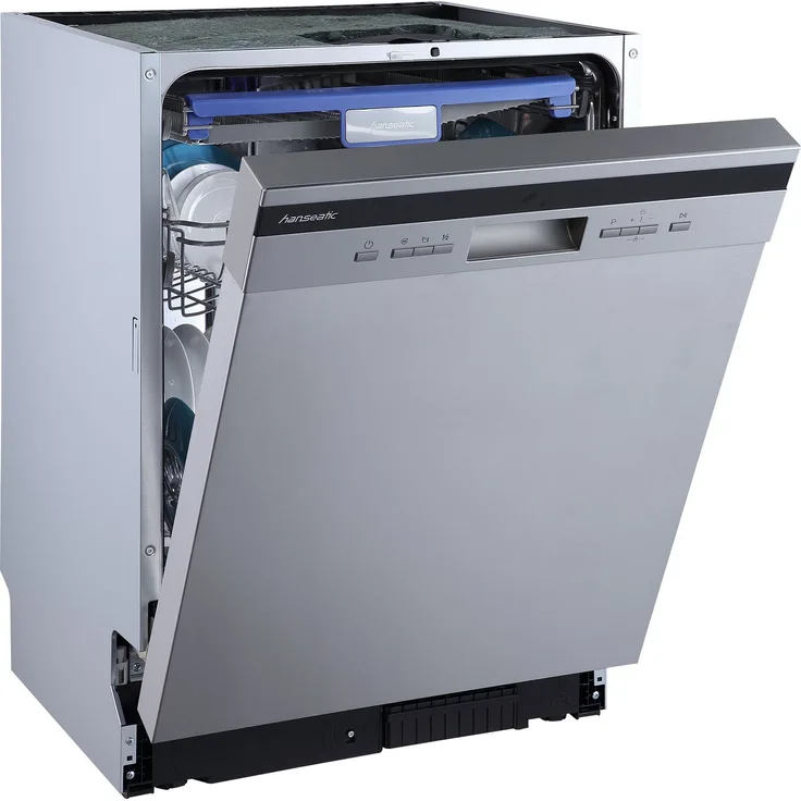 Hanseatic HGU6082D14J7735EI, Geschirrspüler, D, Geräuschemissionsklasse B, Geräuschemissionen 44 Dezibel