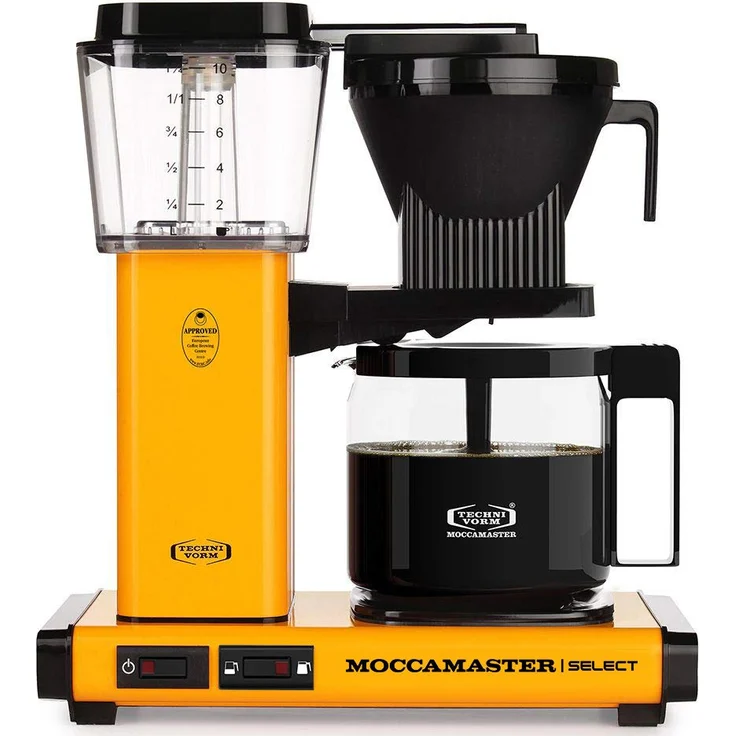 Moccamaster Filter Kaffeemaschine KBG Select, 1.25 Liter, 1520 W, Yellow Pepper – Bild 1