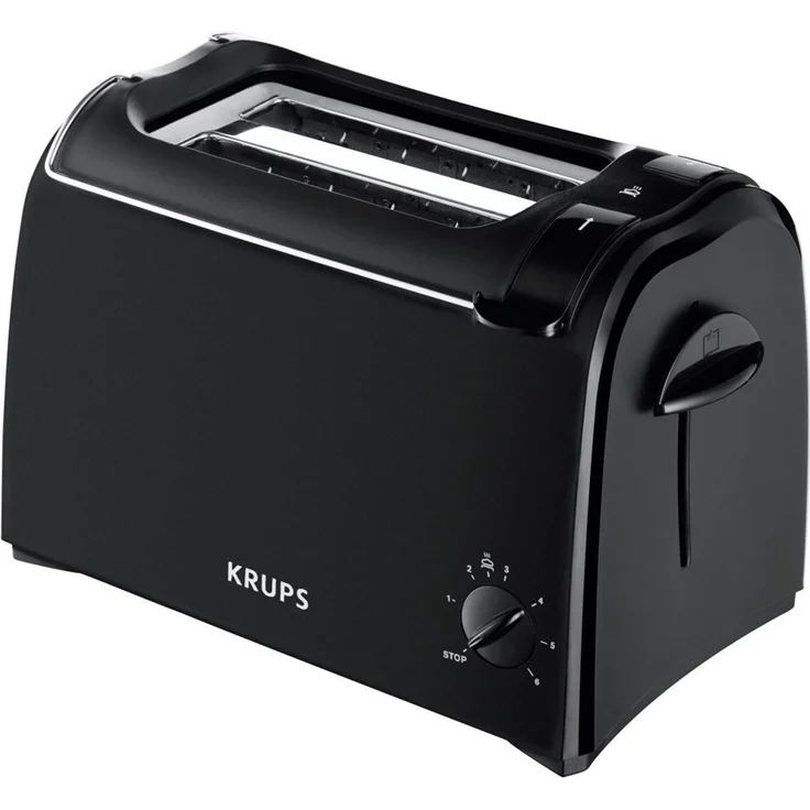 Krups Toaster Pro Aroma KH1518 | Krümelschublade | 6 Bräunungsstufen | Hebe-Funktion | 2 Schlitze für 2 Scheiben | 700 W – Bild 2