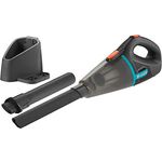 GARDENA Set Outdoor Handsauger EasyClean Li (inkl. Wandhalterung): Akku-Sauger für feuchte und trockene Partikel, hohe Saugleistung (9340-20)