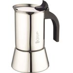 Bialetti Venus Espressokocher, Edelstahl, Silber, 4 Tassen