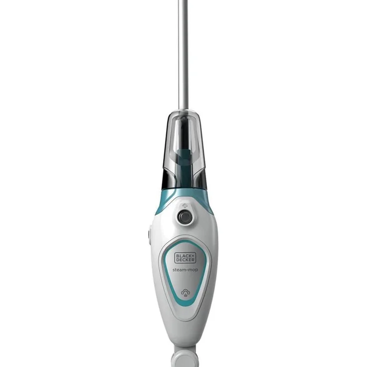 Black + Decker FSM1616-QS 2in1 Dampfbesen (1.600W, für hygienische, gründliche Sauberkeit, mit herausnehmbarem Delta-Fuß, einfache Bedienbarkeit, inkl. 2 Pads) – Bild 2