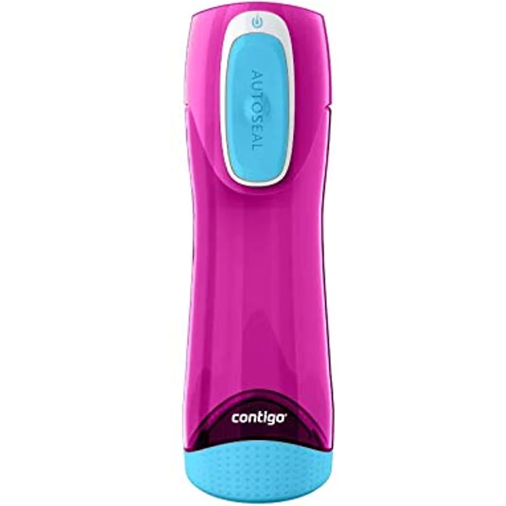 Contigo Trinkflasche Swish Autoseal große BPA-freie Kunststoff Wasserflasche, auslaufsicher, für Sport, Fahrrad, Joggen, Wandern, 500 ml, Magenta – Bild 1