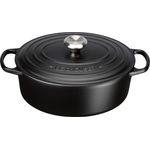 Le Creuset Signature Bräter oval Ø 17 cm Schwarz 