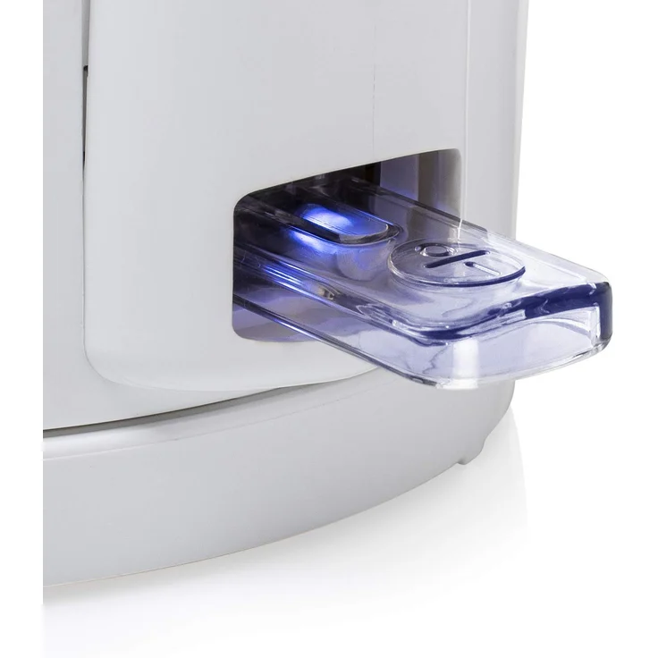Princess 236038  Edelstahl Wasserkocher mit Kontrollleuchte, verdecktes Heizelement, für Links- und Rechtshänder, 2200 Watt, 1,7L Fassungsvermögen, weiß – Bild 4