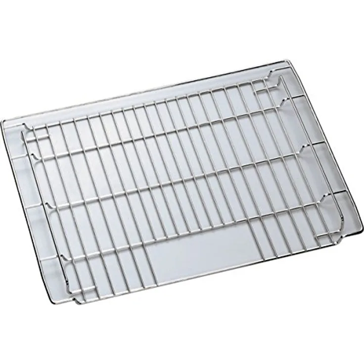 Constructa cz1432 X 1 Ofen Auflaufform – Backblech, Universal, rechteckig, rechteckig, Grau, Edelstahl, 900 g, 500 mm