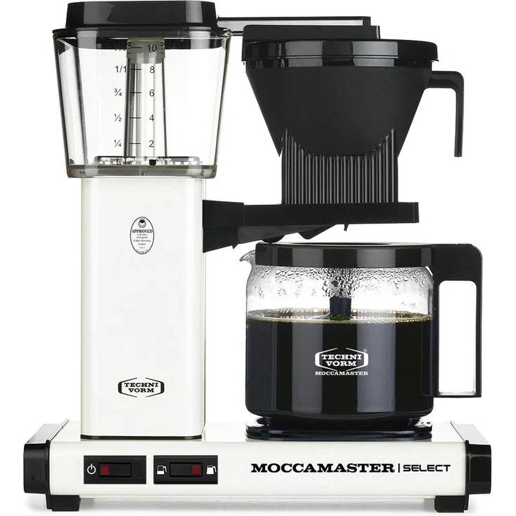 Moccamaster 53974 KBG Select Filterkaffeemaschine, Aluminum, 1.25 liters, Off-White – Bild 1