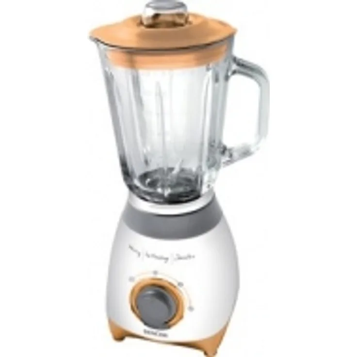 SENCOR SBL 4370 Standmixer mit 1,5 Liter Glasbehälter (500 Watt, 2 Geschwindigkeiten, Zwei Edelstahlklingen zum Zerkleinern von Eis) weiß