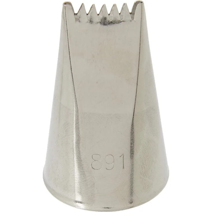 Silikomart 43.360.99.0000 BX9017 - STAINLESS STEEL TIPS FOR PIPING BAG BX 3X17 H52 MM