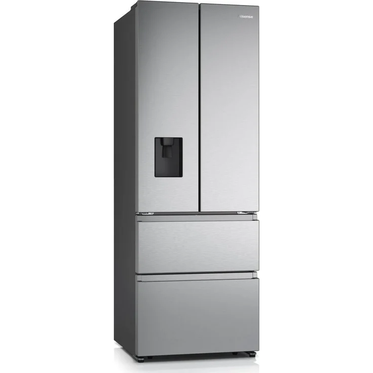 Hisense RF632N4WIE French-Door-Kühlschrank, freistehend, silber, Höhe 200 cm, Breite 70 cm – Bild 1