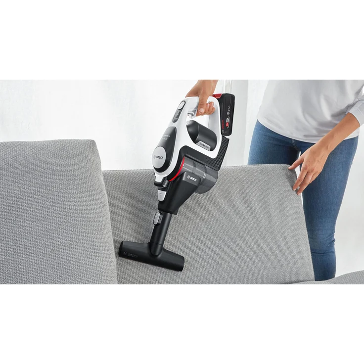 Bosch BKS8214W Unlimited Gen2 Serie 8 Handstaubsauger, 45 min Akkubetrieb, Akkuwechsel-Option, 3 Saugmodi – Bild 6